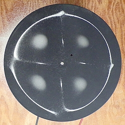 One circular node with four radial nodes
